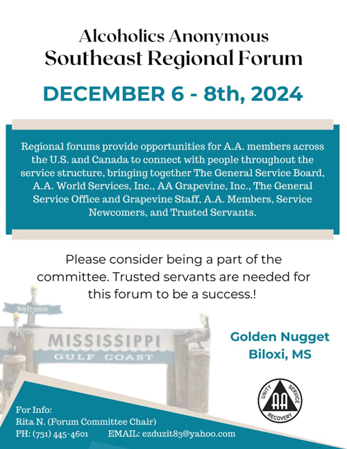 Southeast Regional Forum Flyer